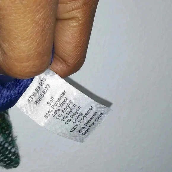 Cabi Wool Blend Plaid Multicolored Vest(XS) - Picture 5 of 5